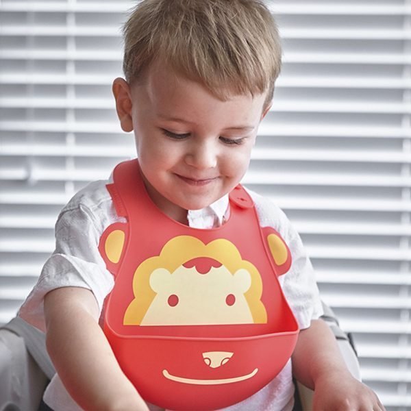 Baby First Feeding Set with Masher Spoon, Silicone Bowl & Bib for Starting Solids
