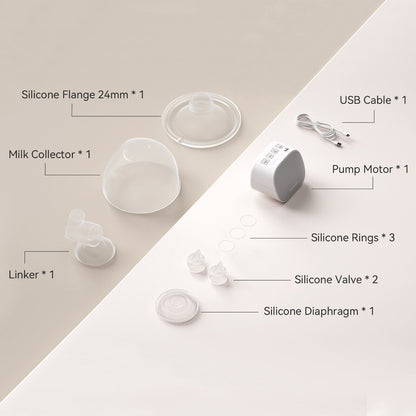 S9 Breast 2pcs Double Wearable Hands-free Electric
