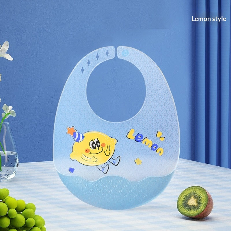 Waterproof Silicone Baby Feeding Bib Soft Infant Solid Food Bib
