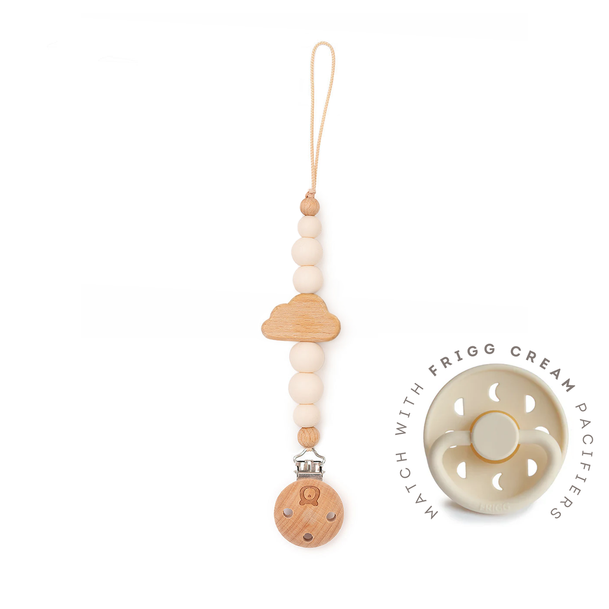 JBØRN Cloud Pacifier Clip