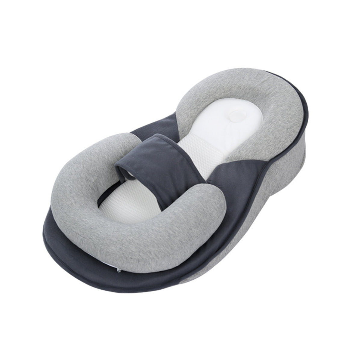Baby Bed Acid Reflux with Strap, Baby Bed for Reducing Spit-up,