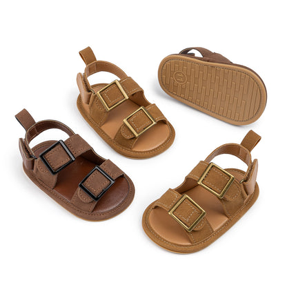 Summer Baby Rubber-soled First-walking Shoes