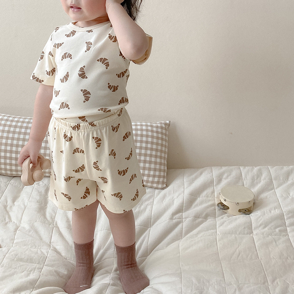 Summer Kids' Pajama Set Instagram-style for Girls