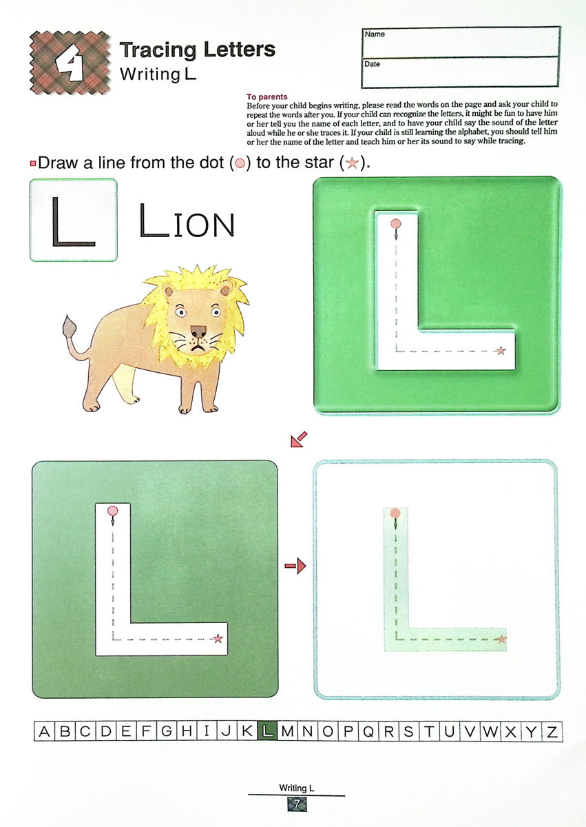 1St Book Uppercase Letters-New