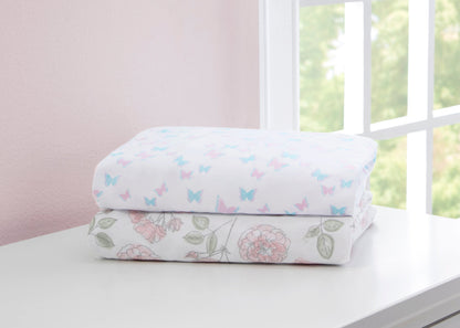 Garden Party Fitted Crib Sheets - 2 Pack