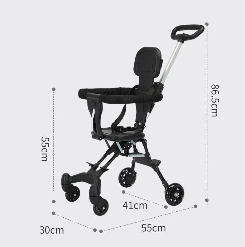 Lightweight Foldable Travel Stroller with Canopy