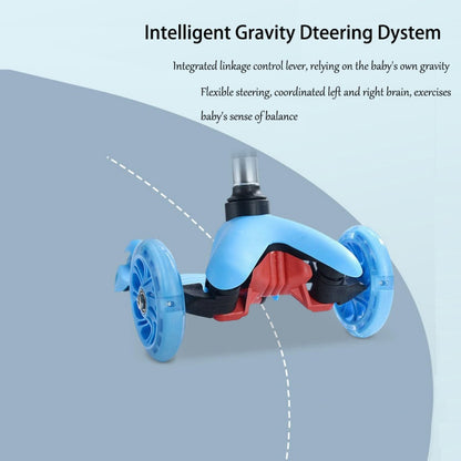 Kids Child Kick Push Scooter 3 Wheels LED Flashing Tilt Lean