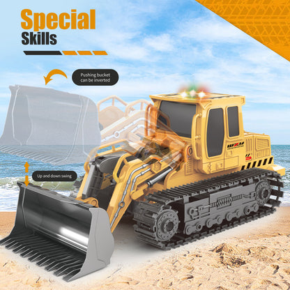 2025 Remote-controlled Engineering Vehicle Toy Bulldozer