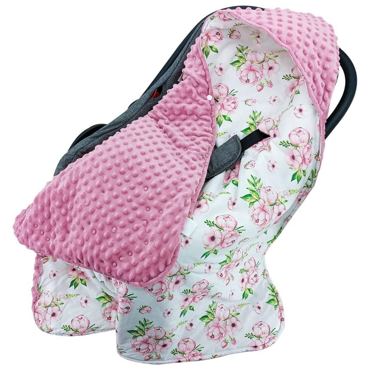 Hooded Swaddle Blanket Multi-functional Baby Bassinet Cover