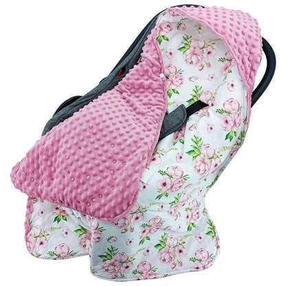 Hooded Swaddle Blanket Multi-functional Baby Bassinet Cover