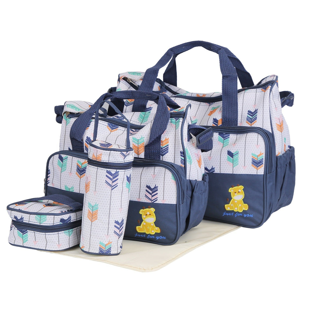 5-Piece Diaper Travel Bag Set