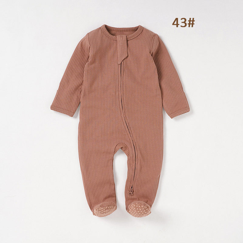 Baby Bodysuit Ribbed Fabric Romper