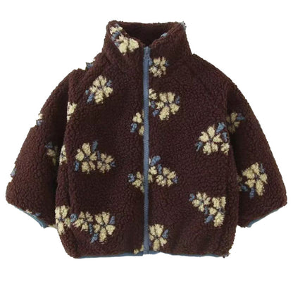 Girl Thickened Fleece Jacket for Kids