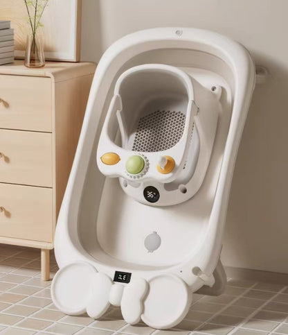 Baby Bath Seat Non-slip Soft Toddler Bath Chair Suction Cups
