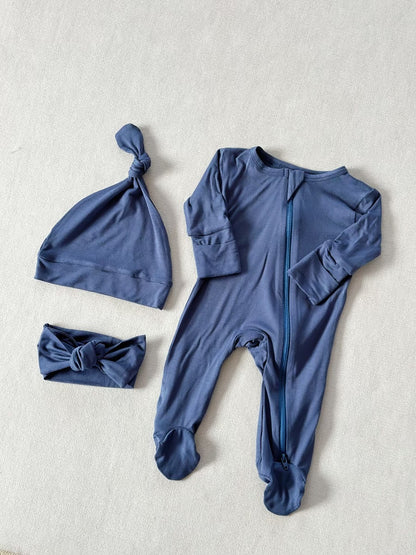 Baby Footed Zip-up Romper Onesie