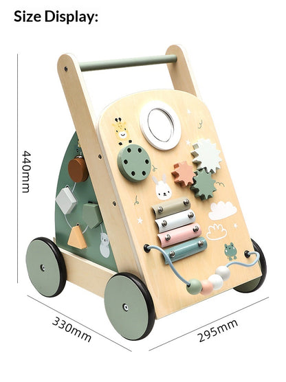 Wooden Infanttoddler Walker Stroller