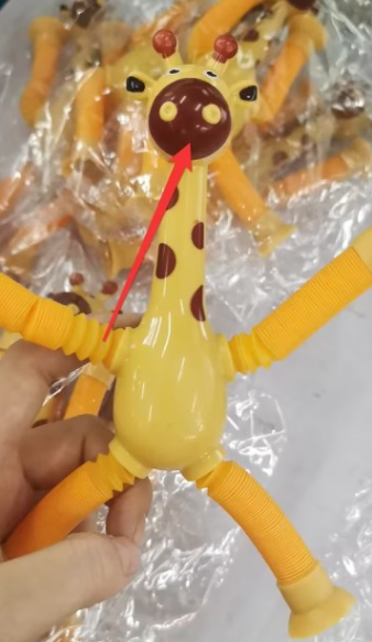 Giraffe Pop-Tube Toy