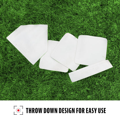 MLB Throw Down Base Set - White 5 Piece