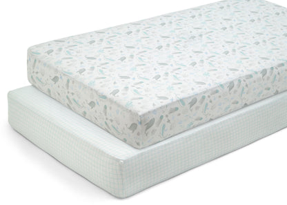 Sea Life Fitted Crib Sheets - 2 Pack