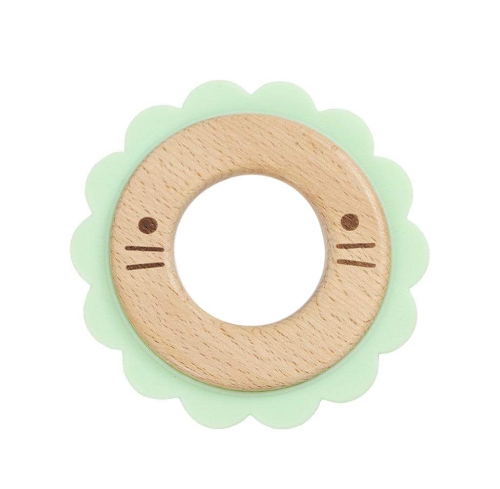 Silcone + Wood Teether (4 Colors)