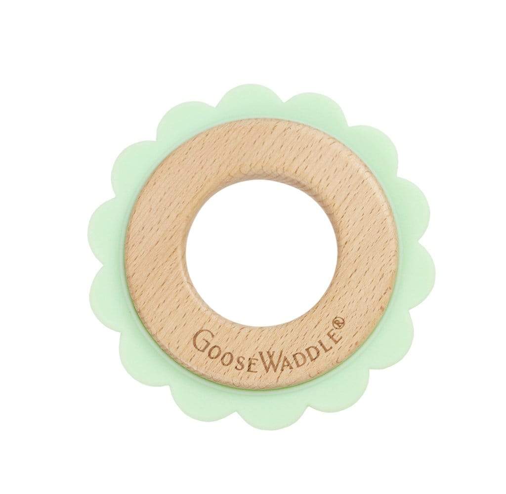 Silcone + Wood Teether (4 Colors)