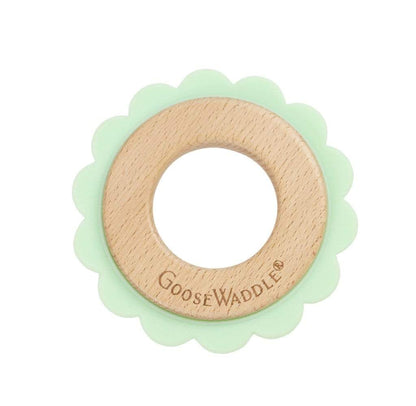 Silcone + Wood Teether (4 Colors)