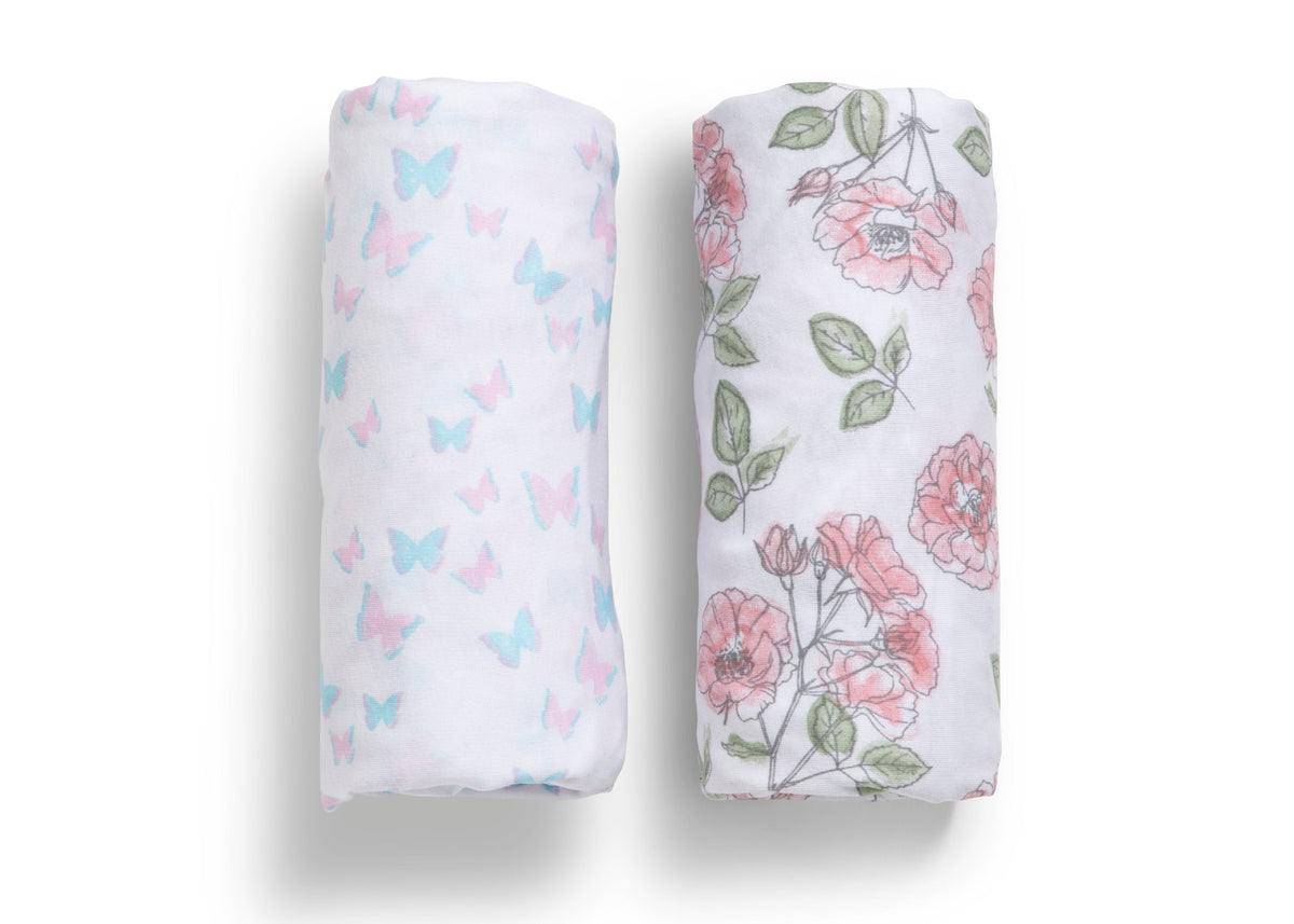 Garden Party Fitted Crib Sheets - 2 Pack