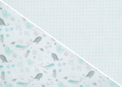 Sea Life Fitted Crib Sheets - 2 Pack