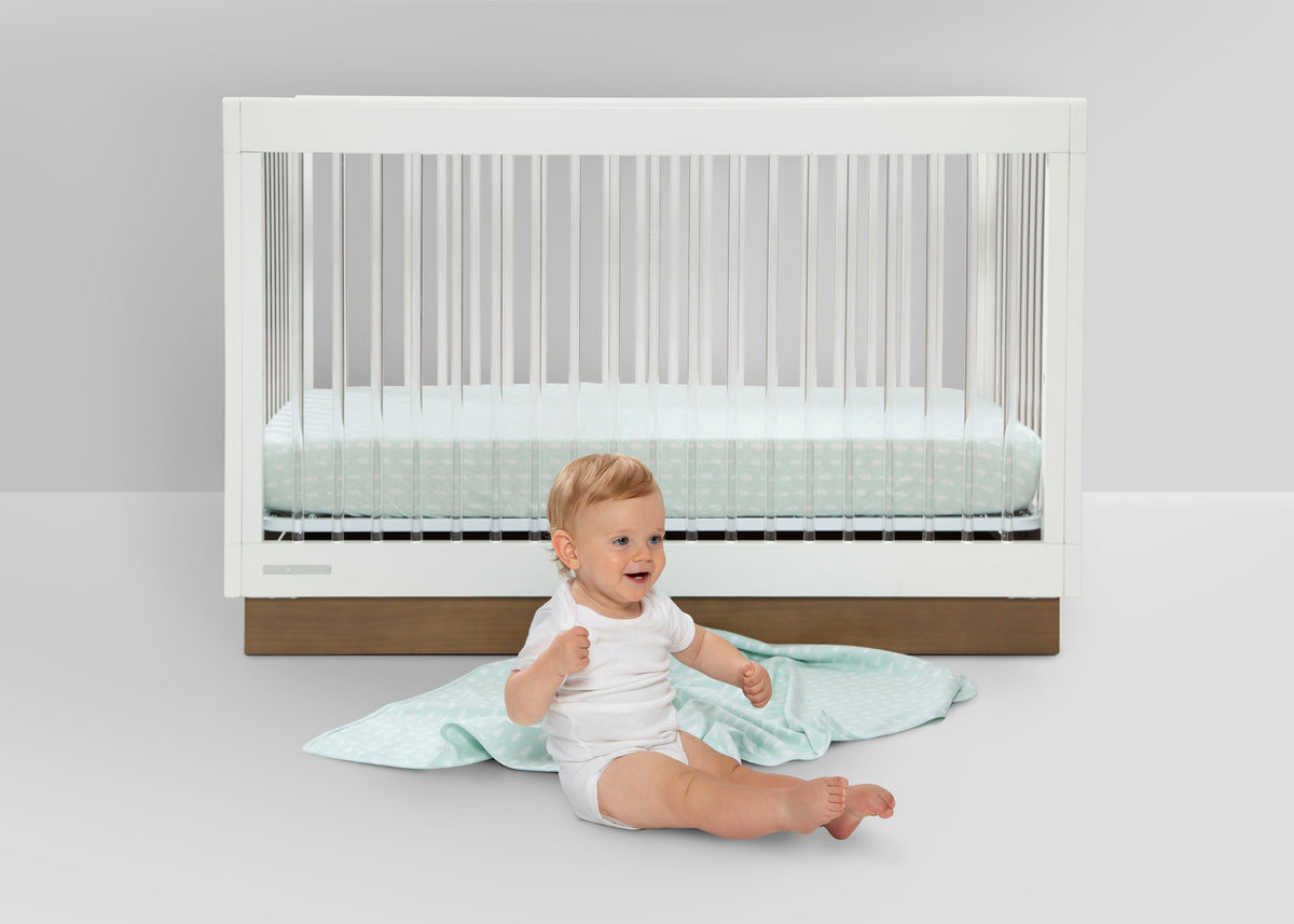 100% Organic Cotton Fitted Crib Sheets - 3 Pack