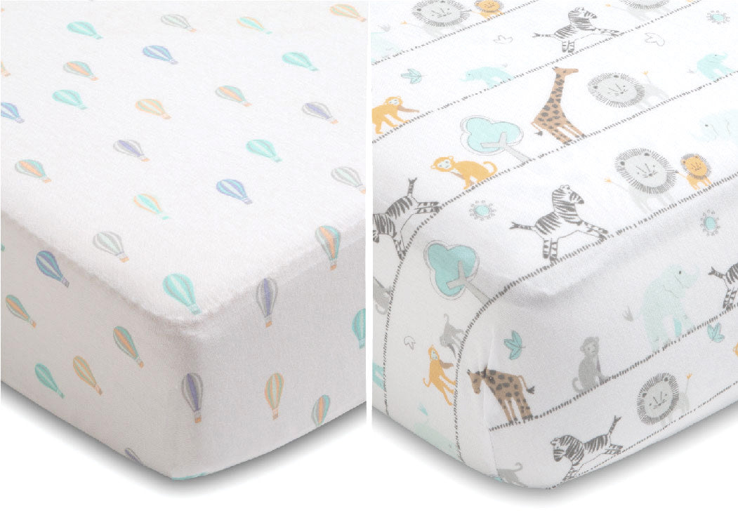 Whimsical Dreams Fitted Crib Sheets - 2 Pack