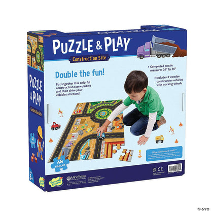 Puzzle And Play: Construction Site