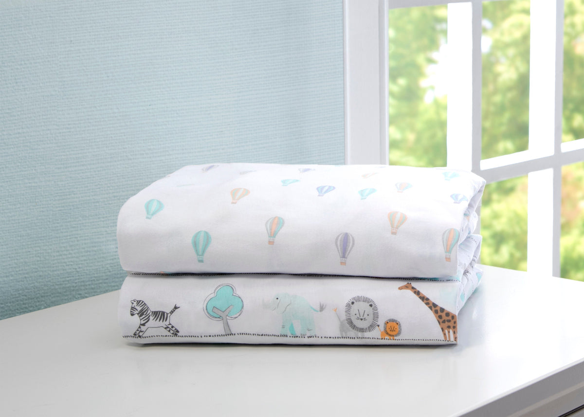 Whimsical Dreams Fitted Crib Sheets - 2 Pack